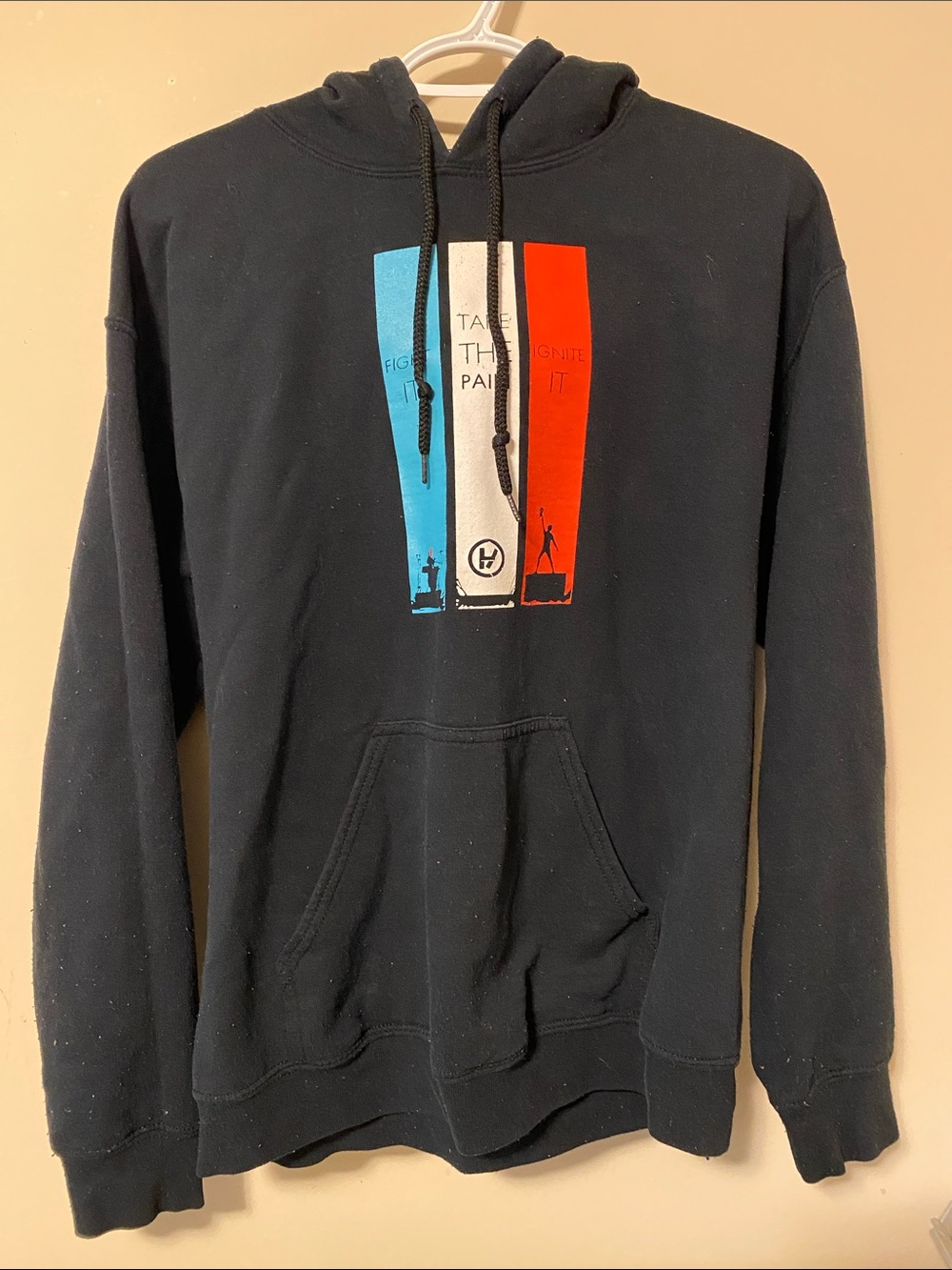 Twenty One Pilots 'Holding On To You' Lyric Black Hoodie
